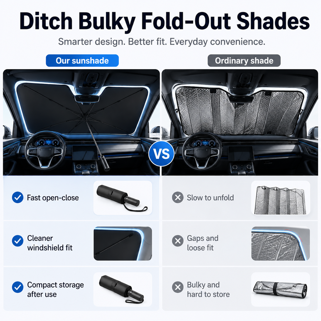 ShadeSwift™ - Universal Car Cooling Sunshade
