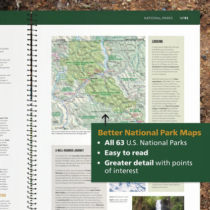 Road Atlas & National Park Guide: United States, Canada, Mexico