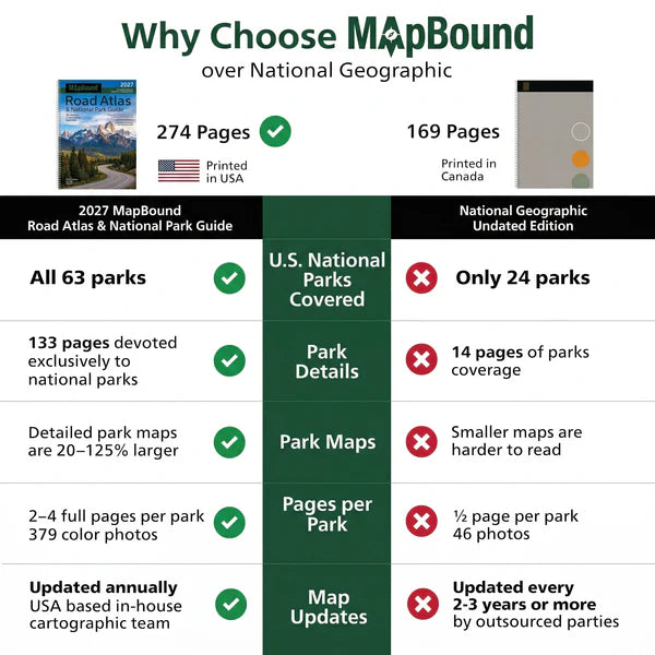 Road Atlas & National Park Guide: United States, Canada, Mexico
