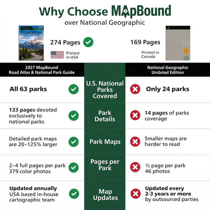 Road Atlas & National Park Guide: United States, Canada, Mexico