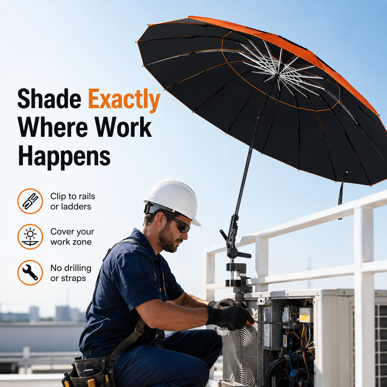 MagniShade Pro - Hands-Free Shade Anywhere