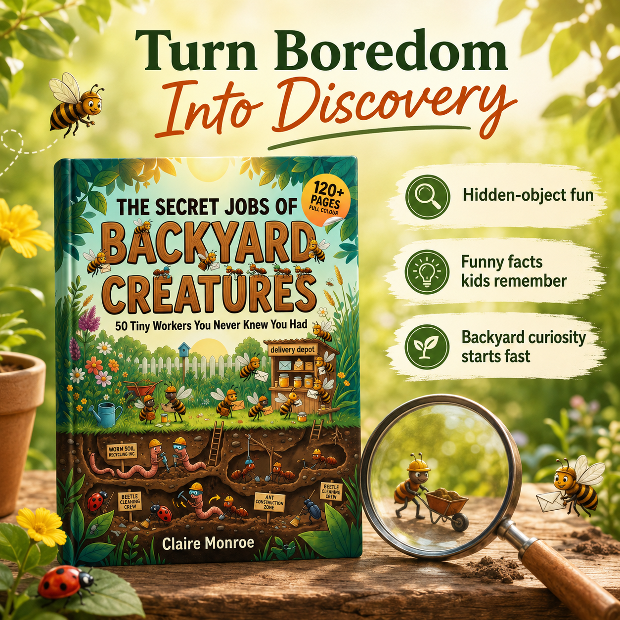 The Secret Jobs of Backyard Creatures For Kids