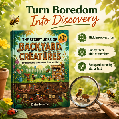 The Secret Jobs of Backyard Creatures For Kids