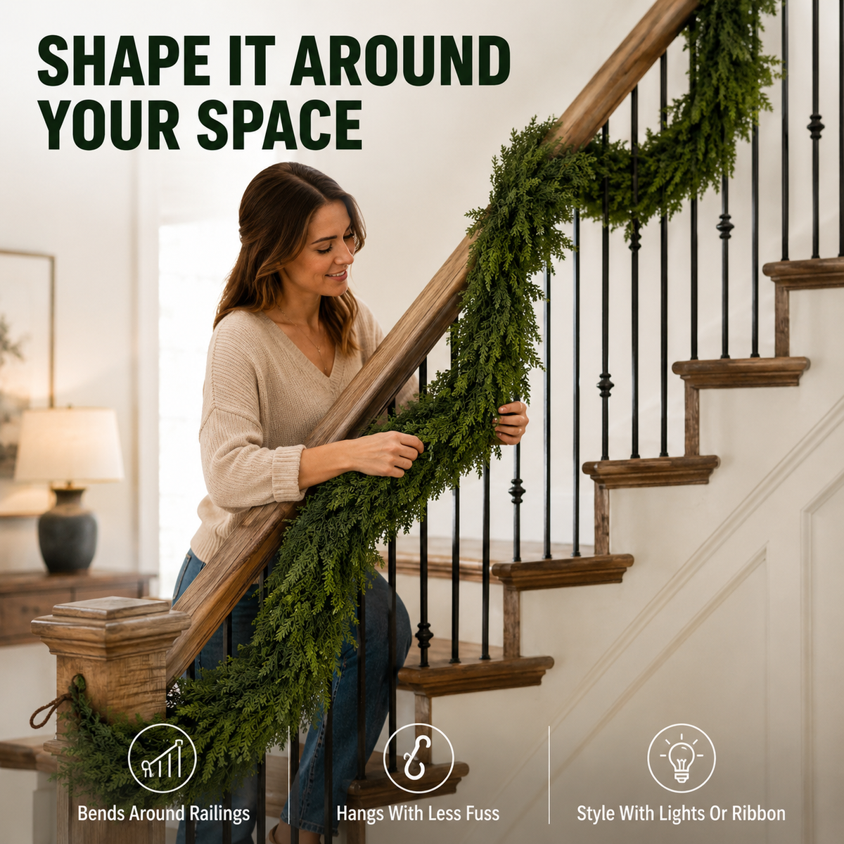 EverCedar™ Real-Touch 6-Foot Garland