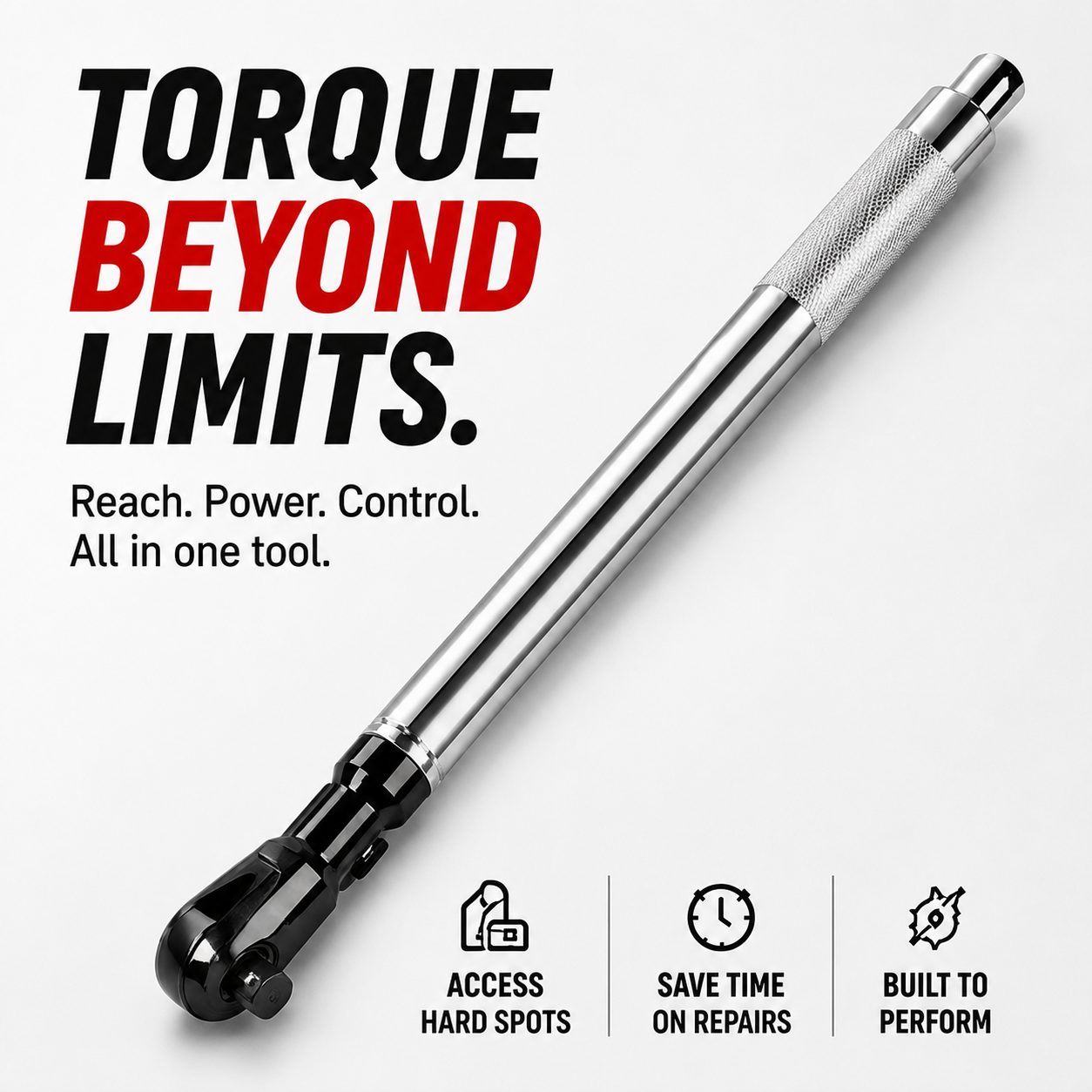 TorqueReach™ Remote Impact Ratchet