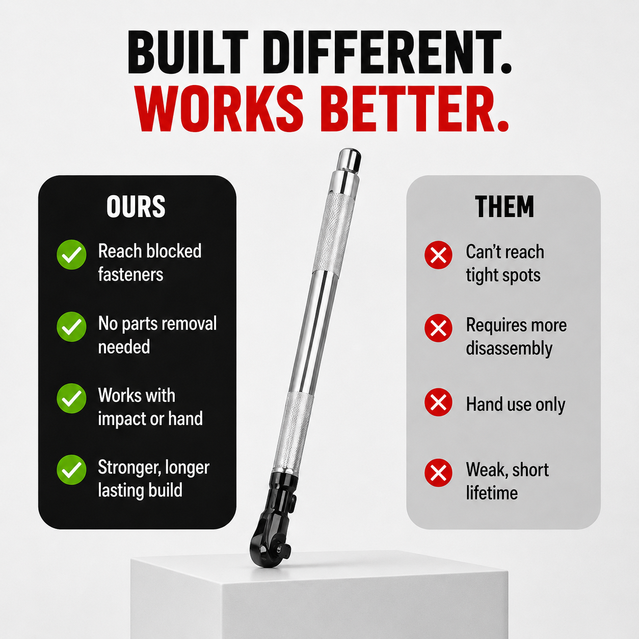 TorqueReach™ Remote Impact Ratchet