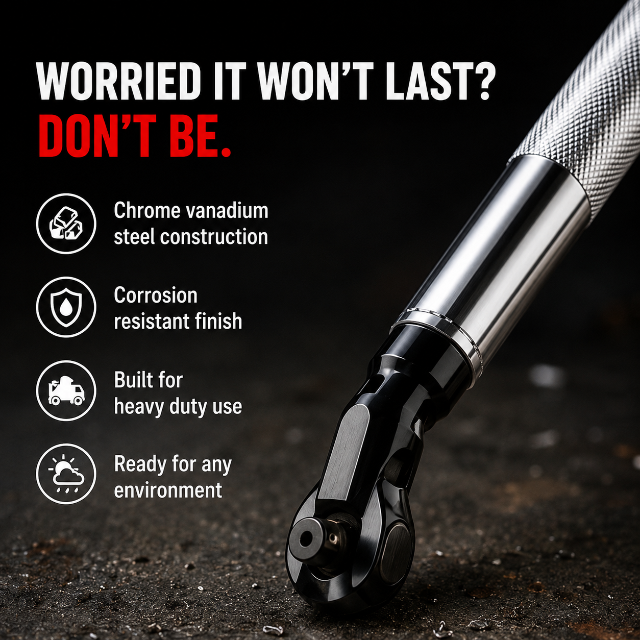 TorqueReach™ Remote Impact Ratchet