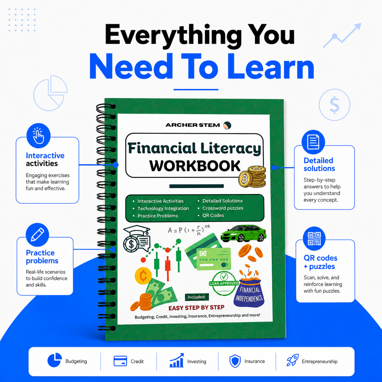 ArcherSTEM - Financial Literacy Workbook for Young Adults