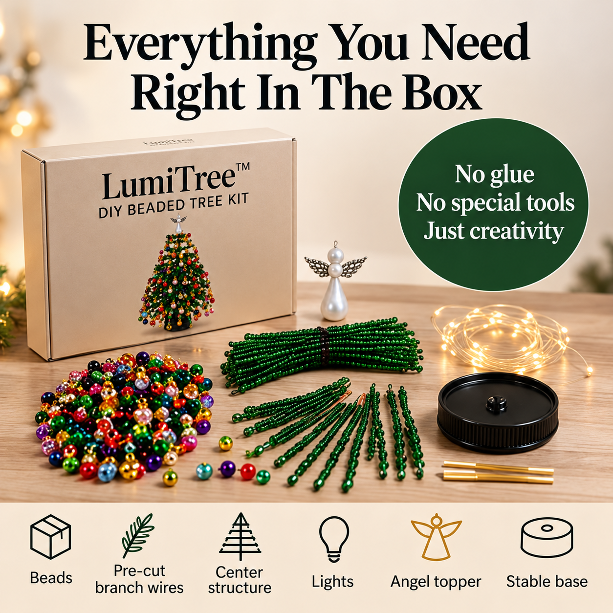 LumiTree™ DIY Beaded Tree Kit