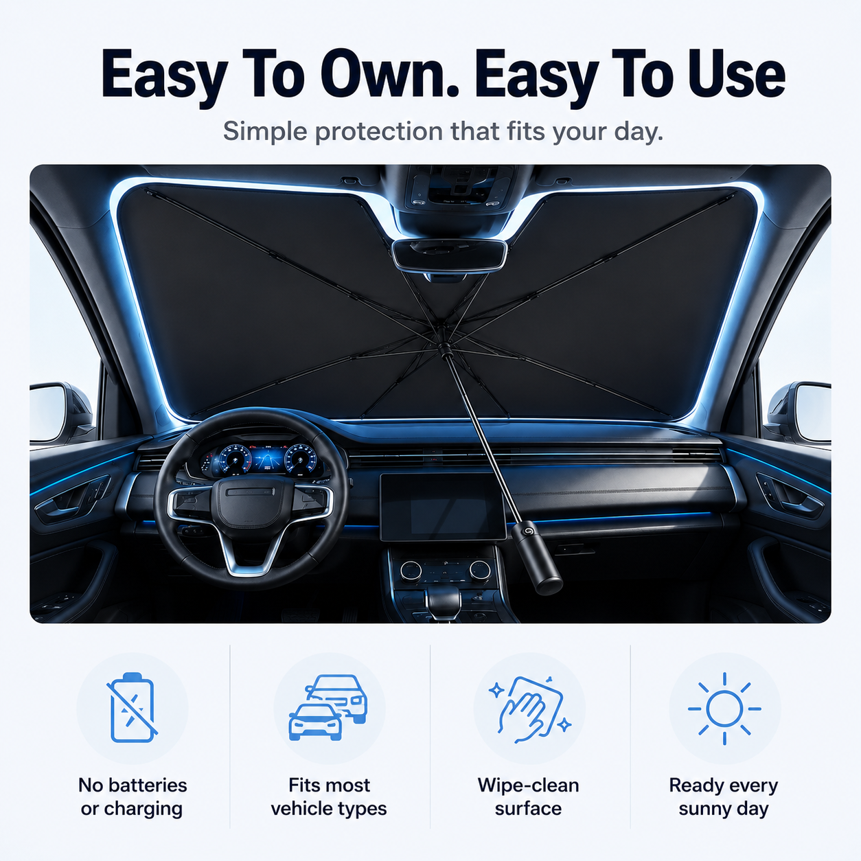 ShadeSwift™ - Universal Car Cooling Sunshade